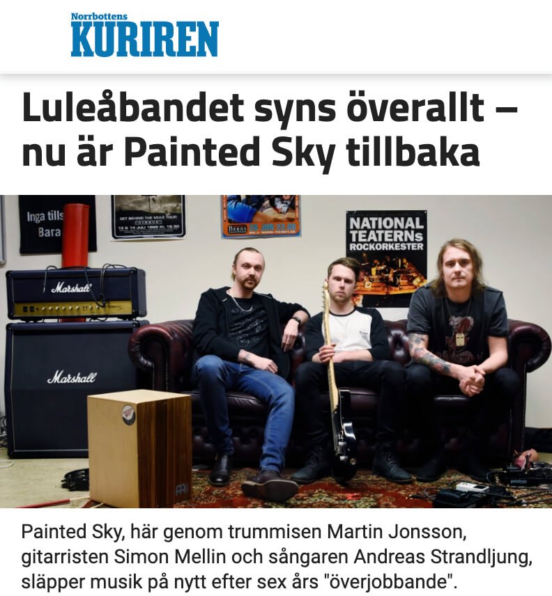 Painted Sky - Norrbottens Kuriren