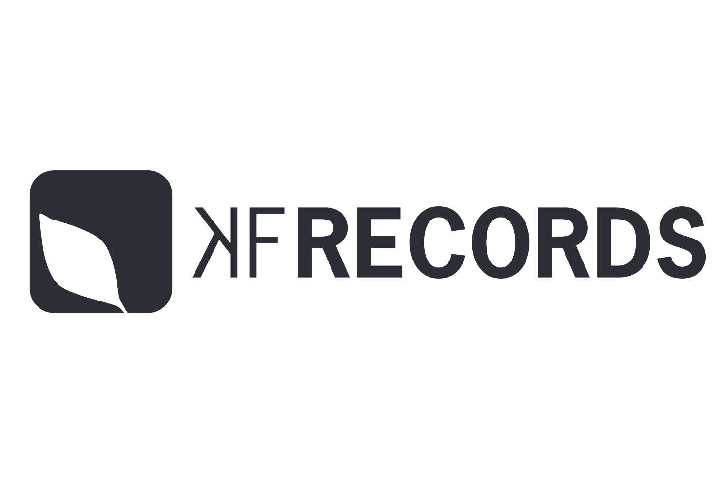 Logo och länk till KF Records, PR kund hos Kniven PR.